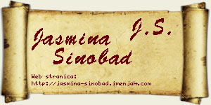Jasmina Sinobad vizit kartica